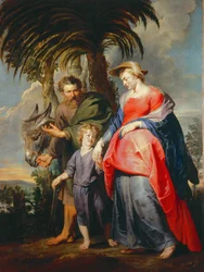 Rückkehr der heiligen Familie aus Ägypten